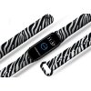 Náhradní náramek Mi band 3/4/5/6 Zebří srst bílý
