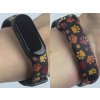 Náhradní náramek Mi band 3/4/5/6 Kočičí tlapičky černý