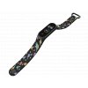 Náhradní náramek Mi band 3/4/5/6  Dinousauři černý