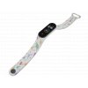 Náhradní náramek Mi band 3/4/5/6  Dinousauři bílý
