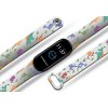Náhradní náramek Mi band 3/4/5/6  Dinousauři bílý
