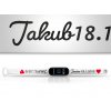 Náhradní náramek Mi band 3/4/5/6 na přání: Jméno a datum narození dítěte bílý
