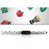 Náhradní náramek Mi band 3/4/5/6 Kwanzaa bílý