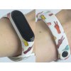Náhradní náramek Mi band 3/4/5/6 Peace bílý