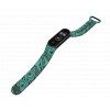 Náhradní náramek Mi band 3/4/5/6 Paví pera černý