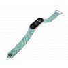 Náhradní náramek Mi band 3/4/5/6 Paví pera bílý