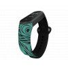 Náhradní náramek Mi band 3/4/5/6 Paví pera černý