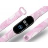 Náhradní náramek Mi band 3/4/5/6 Růžová mlha bílý