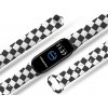 Náhradní náramek Mi band 3/4/5/6 Šachovnice náramek bílý