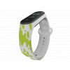 Náhradní náramek Mi band 3/4/5/6 Zelená skvrna bílý
