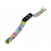 Náhradní náramek Mi band 3/4/5/6 Hexagon bílý