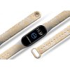 Náhradní náramek Mi band 3/4/5/6 Zlatý ornament bílý