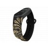 Náhradní náramek Mi band 3/4/5/6 Zlatý ornament černý