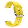 Jednobarevný řemínek s přezkovým zapínáním 22mm6 Yellow