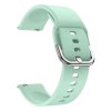 Jednobarevný řemínek s přezkovým zapínáním 22mm7 Turquoise