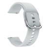 Jednobarevný řemínek s přezkovým zapínáním 22mm9 Light Gray