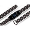 Náhradní náramek Mi band 3/4/5/6 Hipster Santa černý