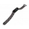 Náhradní náramek Mi band 3/4/5/6 Hipster Santa černý