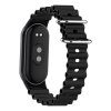 Vroubkovaný náramek s přezkou Mi Band 8