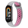 Dvojbarevný silikonový náramek Mi Band 812 Dirty Pink