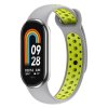 Dvojbarevný silikonový náramek Mi Band 813 Grayish Grey