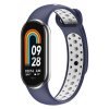 Dvojbarevný silikonový náramek Mi Band 86 Midnight Blue White