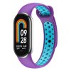 Dvojbarevný silikonový náramek Mi Band 87 Orchid