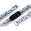 Náhradní náramek Mi band 3/4/5/6/7 Modré lebkyA23UB