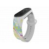 Náhradní náramek Mi band 3/4/5/6 Cákance barev bílý