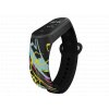 Náhradní náramek Mi band 3/4/5/6 Cákance barev černý