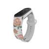 Náhradní náramek Mi band 3/4/5/6/7  Červená květinaNáhradní náramek Mi band 3/4/5/6  Červená květina bílý