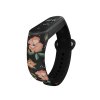 Náhradní náramek Mi band 3/4/5/6/7  Červená květinaNáhradní náramek Mi band 3/4/5/6  Červená květina černý