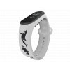 Náhradní náramek Mi band 3/4/5/6 Kosatky bílý