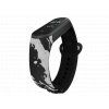 Náhradní náramek Mi band 3/4/5/6 Černobílý mramor černý