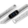 Náhradní náramek Mi band 3/4/5/6 Čmáranice bílý