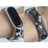 Náhradní náramek Mi band 3/4/5/6 Maskáč bílý