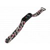 Náhradní náramek Mi band 3/4/5/6 Okřídlená srdíčka černý