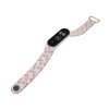 Náhradní náramek Mi band 3/4/5/6 Ptáčci se srdíčkem bílý