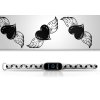 Náhradní náramek Mi band 3/4/5/6 Srdce s křídly bílý