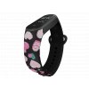 Náhradní náramek Mi band 3/4/5/6 Růžová a modrá srdíčka černý