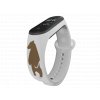 Náhradní náramek Mi band 3/4/5/6 Medvědi bílý