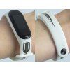 Náhradní náramek Mi band 3/4/5/6 Šipky bílý