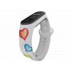 Náhradní náramek Mi band 3/4/5/6/7 Balónky ve tvaru srdceNáhradní náramek Mi band 3/4/5/6 Balónky ve tvaru srdce bílý