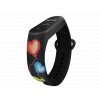 Náhradní náramek Mi band 3/4/5/6/7 Balónky ve tvaru srdceNáhradní náramek Mi band 3/4/5/6 Balónky ve tvaru srdce černý
