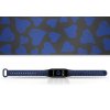 Náhradní náramek Mi band 3/4/5/6 Modrá srdíčka černý