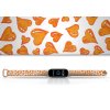 Náhradní náramek Mi band 3/4/5/6 Oranžová srdíčka bílý