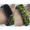 Náhradní náramek Mi band 3/4/5/6 Lesní zvěř černý