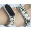 Náhradní náramek Mi band 3/4/5/6 Lesní zvěř bílý
