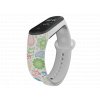 Náhradní náramek Mi band 3/4/5/6/7 Barevné květinyNáhradní náramek Mi band 3/4/5/6  Barevné květiny bílý
