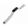Náhradní náramek Mi band 3/4/5/6/7 Barevné květinyNáhradní náramek Mi band 3/4/5/6  Barevné květiny bílý